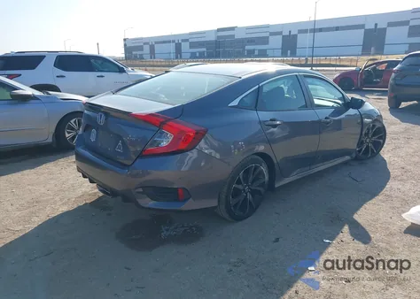 2019 Honda Civic Sport z USA, uszkodzony, nr VIN 2HGFC2F80KH541690